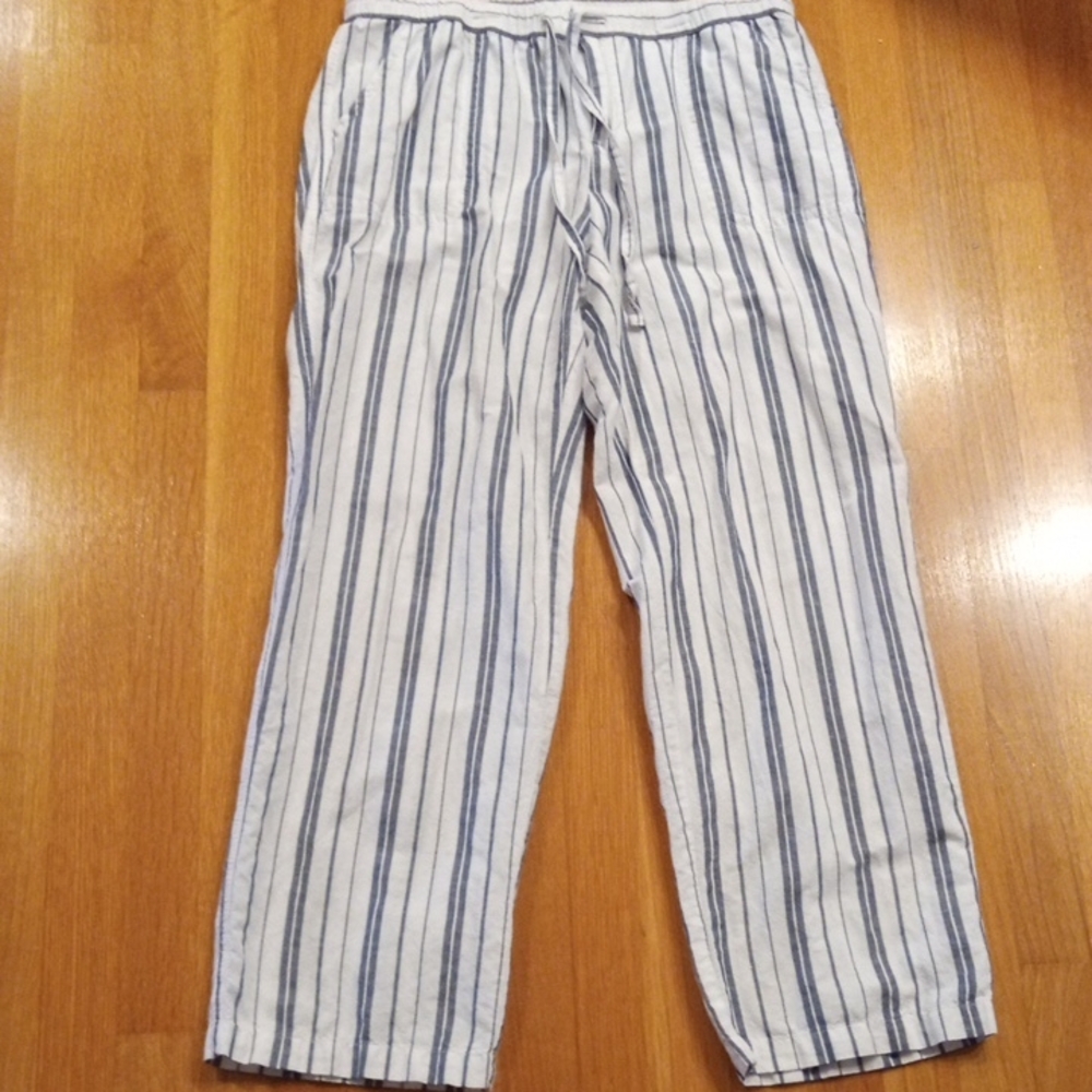 Liz Claiborne Linen Blend Womens Pants Medium